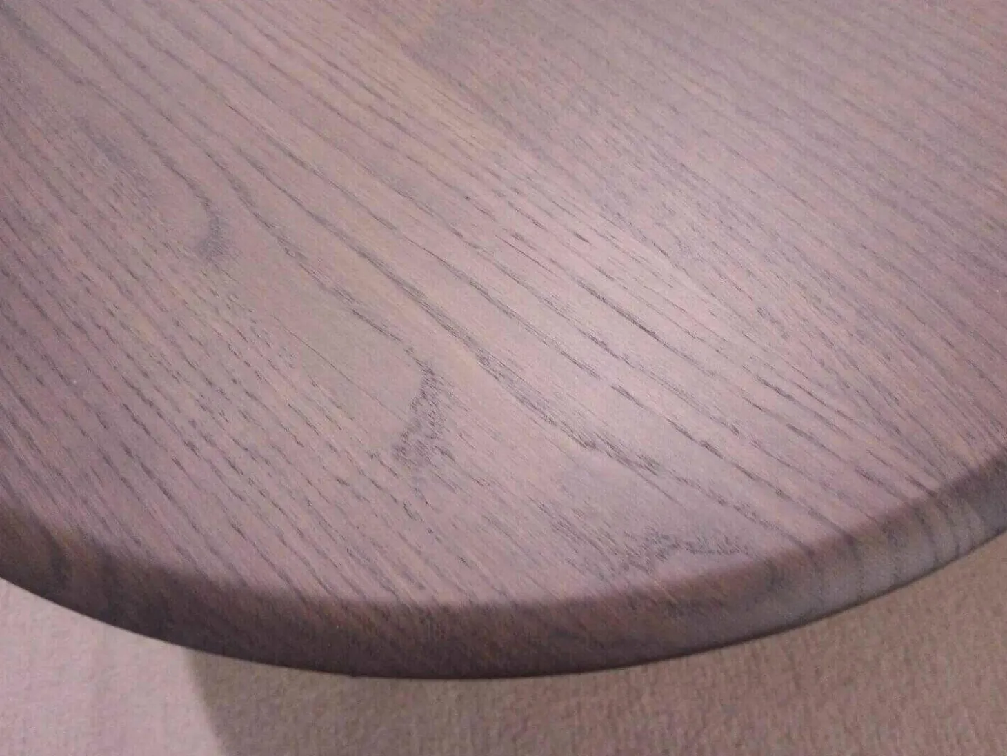 Salontisch Tripod Massivholz Eiche Pinegrey Gestell Grau Lackiert