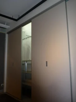 Schiebetüren für Kleiderschrank Delta Eurodekor Sandbeige U156ST2