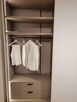 Schiebetürenschrank 0500 Echtlack Matt Bianco Grau Inklusive Innenbeleuchtung Mit Bewegungssensor