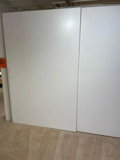 Schiebetürenschrank 0500 Echtlack Matt Bianco Grau Inklusive Innenbeleuchtung Mit Bewegungssensor