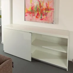 Schiebetürenschrank Basic Cap Melaminbeschichtet Weiß Mit Schiebefronten Grifflos