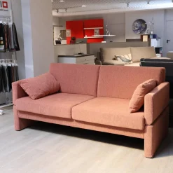 Schlafsofa Cara Deluxe 48416 Stoff 2065 0050 Rot Abziehbar