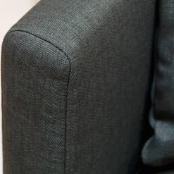 Schlafsofa Cara Stoff 2467 0035 Grau Armlehnen Abziehbar Fest Bezogen