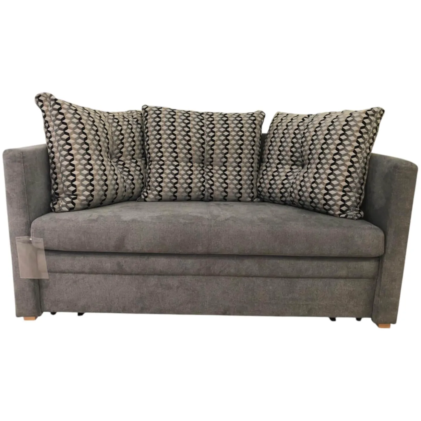 Schlafsofa Isabella Stoff 2-6839 Grau mit Auszugsfunktion