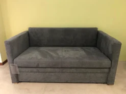 Schlafsofa Isabella Stoff 2-6839 Grau mit Auszugsfunktion