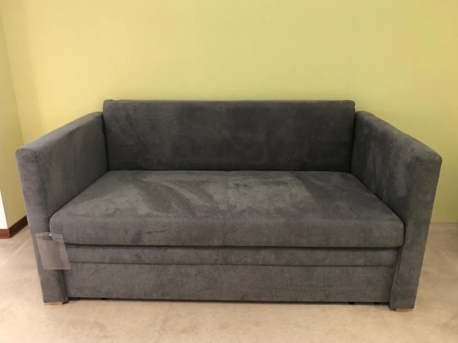 Schlafsofa Isabella Stoff 2-6839 Grau mit Auszugsfunktion