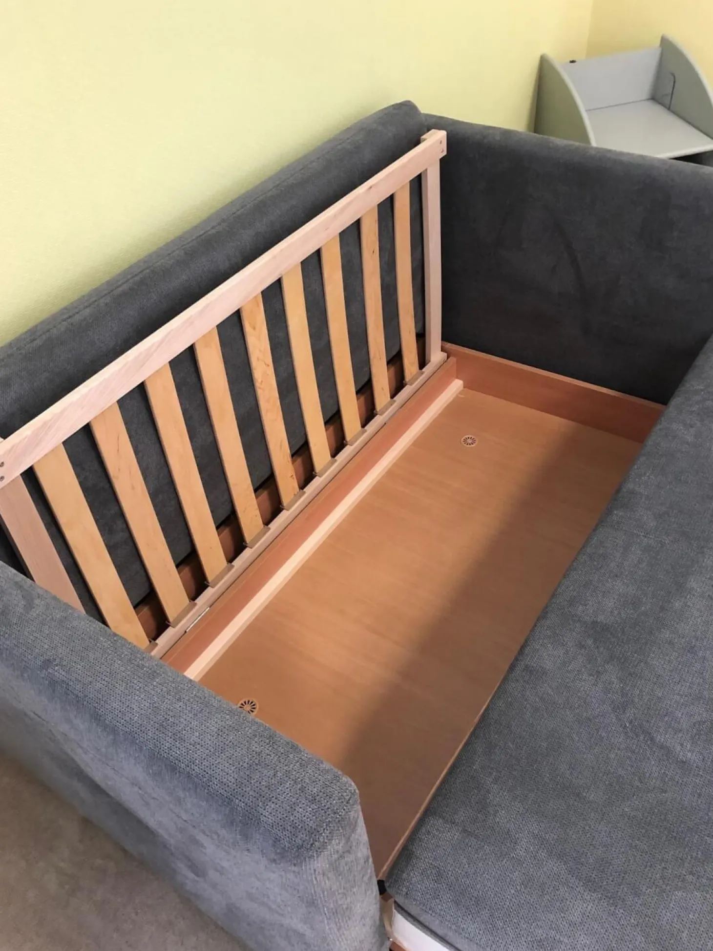 Schlafsofa Isabella Stoff 2-6839 Grau mit Auszugsfunktion