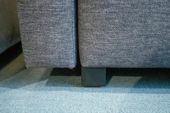 Schlafsofa Minnie Stoff E2055 Anthrazit Füße Schwarz