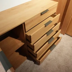 Schlafzimmer Modena Plus Erle Teilmassiv Mit LED Beleuchtung Bett Ohne Matratze Ohne Lattenrost