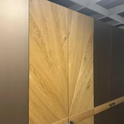 Schlafzimmer Sol Asteiche Gebürstet Natur Geölt Farbglas Bronce Matt Mit Ledergriff Rock Grau Schwarz