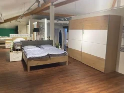 Schlafzimmer Studioline Bett Bezug Kunstleder Elephant Grau Rahmengestell Furnier Ohne Matratze Ohne Lattenrost Inklusive Schiebetürenschrank Und Kosolen