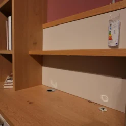 Schlafzimmer Venue S Lack Seidengrau Asteiche Bezug Leder Hermes Sand Beige Inklusive Beleuchtung Ohne Matratze Ohne Lattenrost