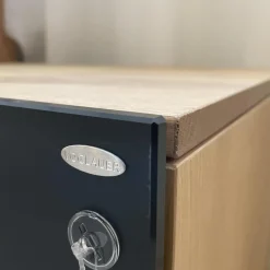 Schlafzimmer V-PUR Mit Kleiderschrank Bett Und Nachttischen Eiche Altholz Loden Basaltgrau Frontglas Anthrazit