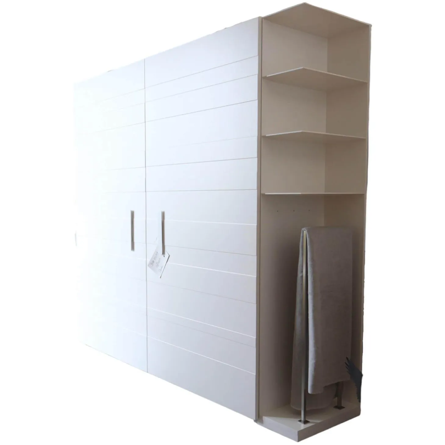 Schlafzimmerschrank Hide & Seek Lack Weiß