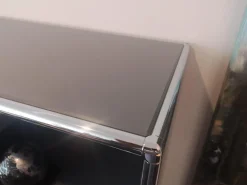 Schrank 4 Oh Lack Vulkangrau Gestell Stahl Mit Office Griff