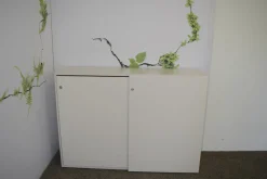 Schrank Basic S BSWS Weiß mit 2 Vollauszügen