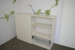 Schrank Basic S BSWS Weiß mit 2 Vollauszügen