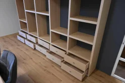 Schrank Surround&Vision Eiche Weiß Mattlack