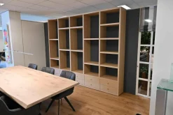 Schrank Surround&Vision Eiche Weiß Mattlack
