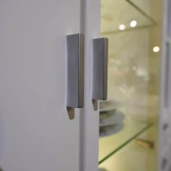 Schrank System Kira 24365 Lack Weiß Inklusive Beleuchtung Mit Funkfernbedienung