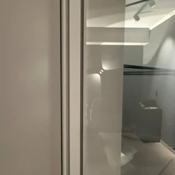 Schrankwand Studimo Front Und Korpus Lack Rauch Grau Matt Inklusive LED Beleuchtung