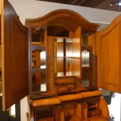 Schreibschrank Rosatea Nussbaum Mahagoni Myrte