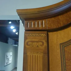 Schreibschrank Rosatea Nussbaum Mahagoni Myrte