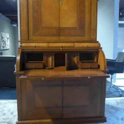 Schreibschrank Rosatea Nussbaum Mahagoni Myrte