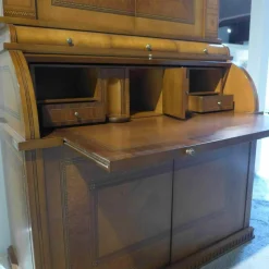 Schreibschrank Rosatea Nussbaum Mahagoni Myrte