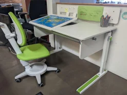 Schreibtisch Champion Left up Weiß Lackiert