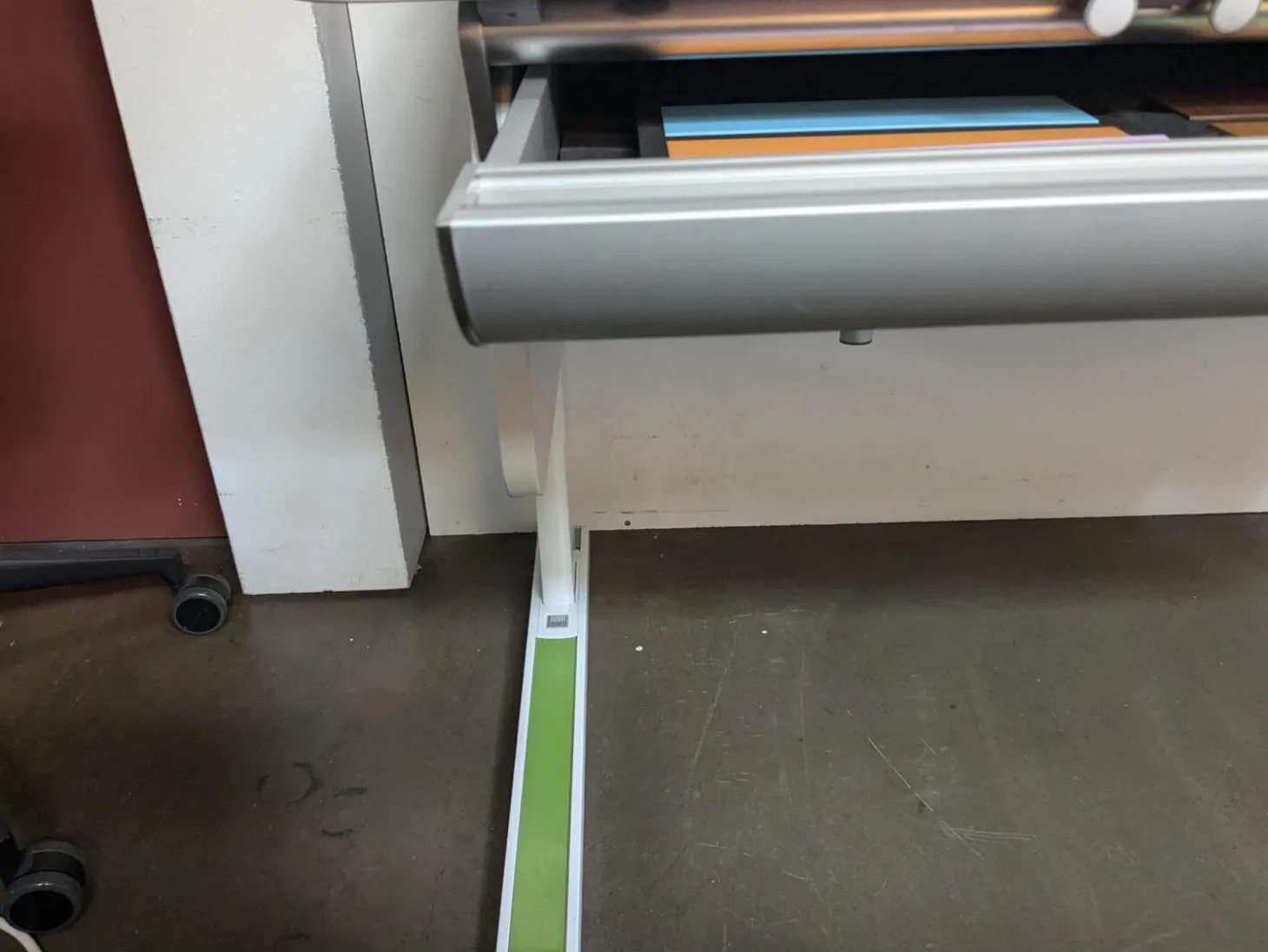 Schreibtisch Champion Left up Weiß Lackiert