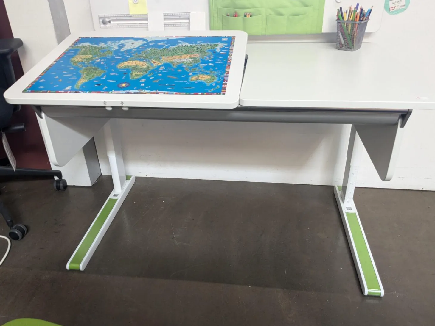 Schreibtisch Champion Left up Weiß Lackiert