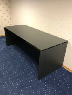 Schreibtisch HO 200 Eiche Anthrazit Mit Wangenfüßen