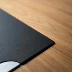 Schreibtisch Paper Platte Nussbaum Natur Fuß Alu Nussbaum Furniert