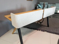 Schreibtisch Pisa Eiche Naturöl mit Ausstattungspaket 2 Höhenverstellbar Beleuchtung