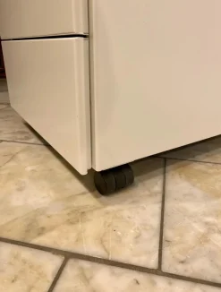 Schubkastencontainer Cassettiera Weiß Lackiert auf Rollen