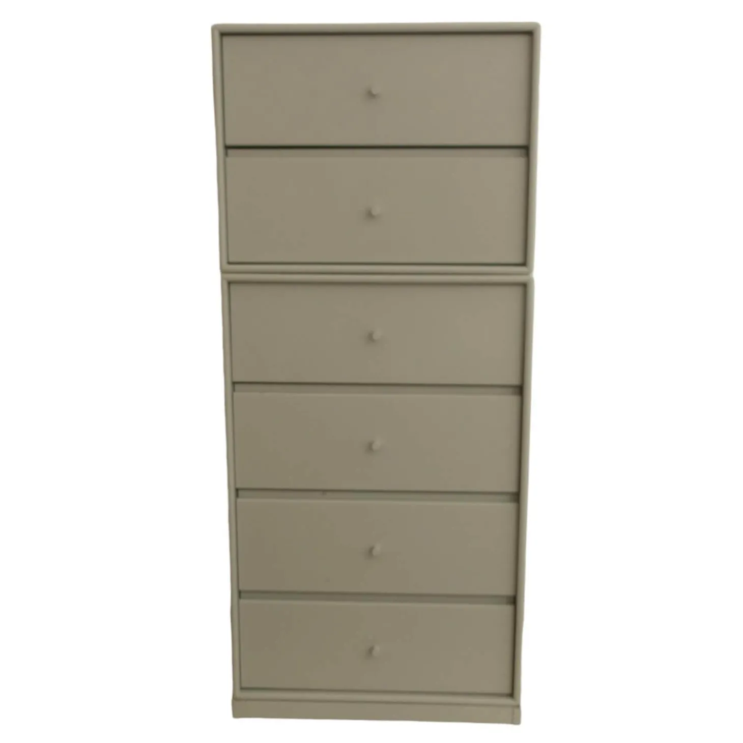 Schubkommode Archive Lack Nordic Grau