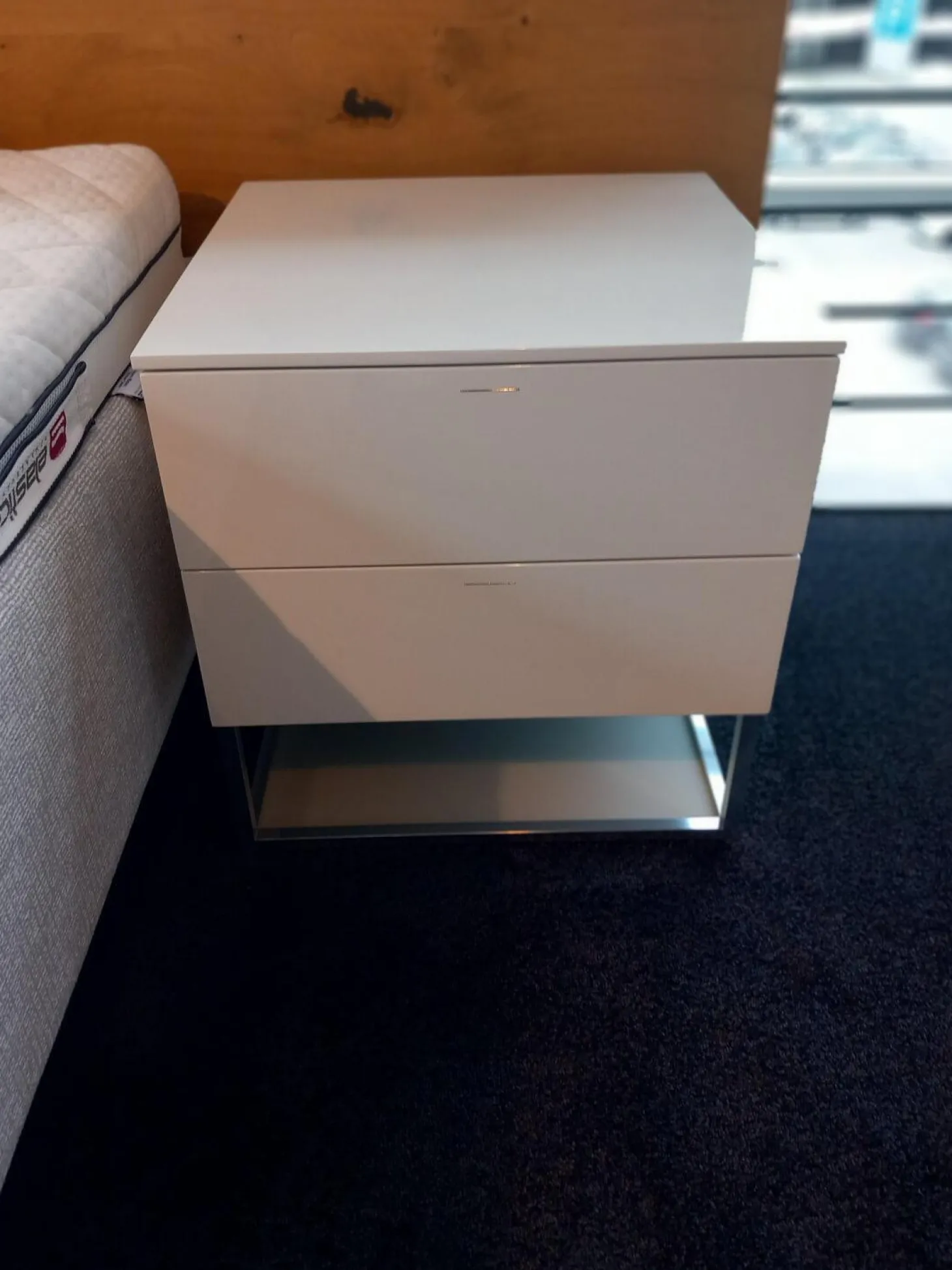 Schubladenkommode 909 Lack Hochglanz Kalkweiß