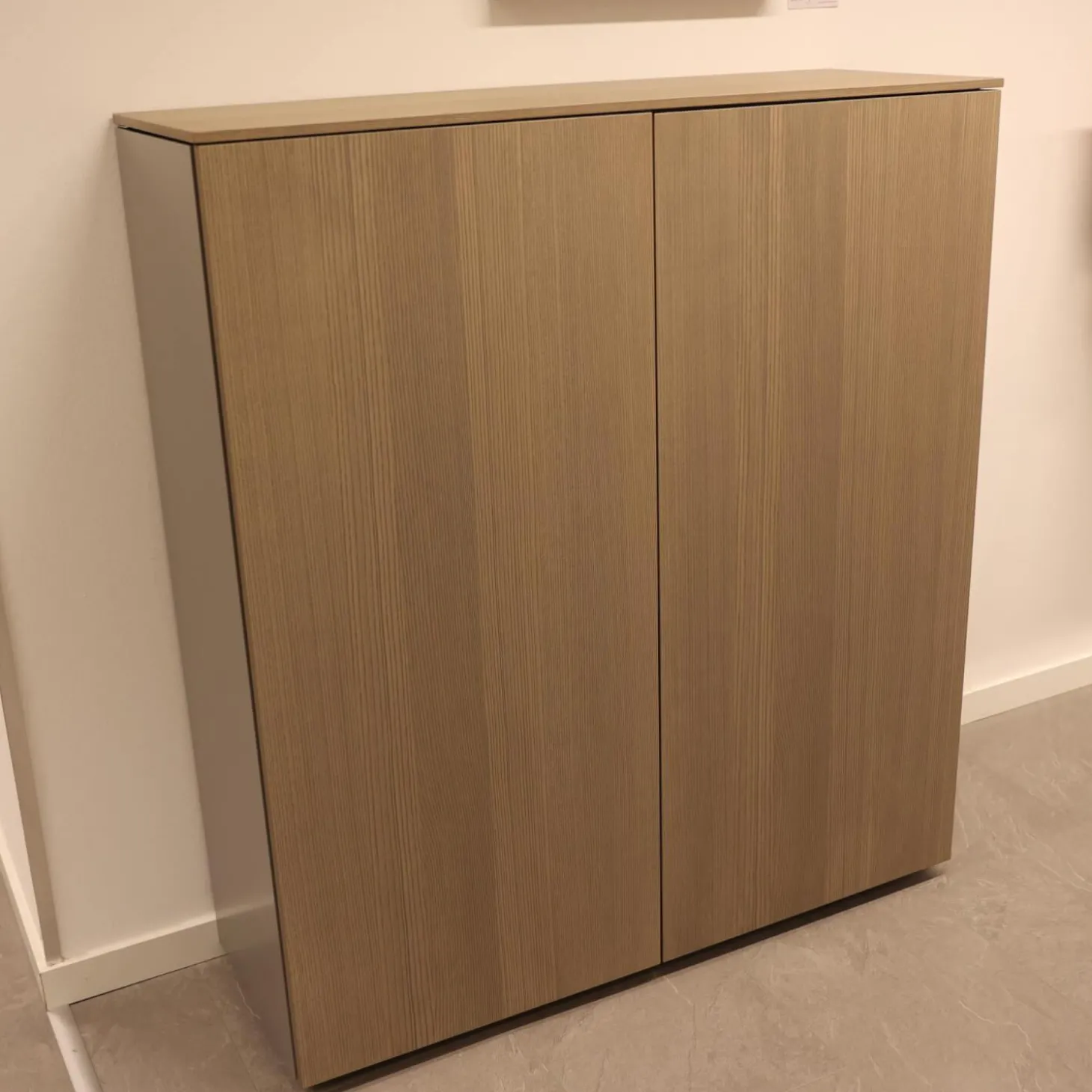 Schuhkommode Cube Change Esche Quarz Lack-Flintgrau M24