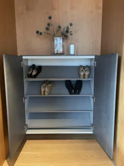 Schuhschrank Change Türen Esche Achat Korpus Lack Matt Kitt