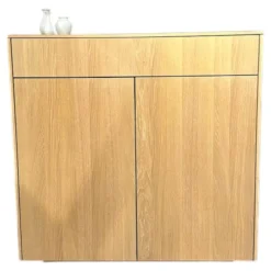 Schuhschrank Cubus Filigno Eiche Wild Weiß Geölt Innenausführung Buche Mit Touchbeschlag