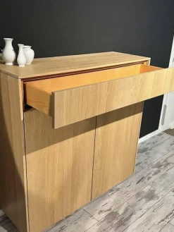 Schuhschrank Cubus Filigno Eiche Wild Weiß Geölt Innenausführung Buche Mit Touchbeschlag