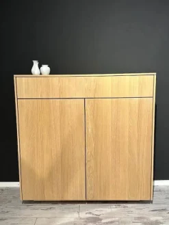 Schuhschrank Cubus Filigno Eiche Wild Weiß Geölt Innenausführung Buche Mit Touchbeschlag