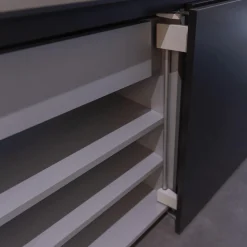 Schuhsideboard Plain Lack 37 Schieferschwarz