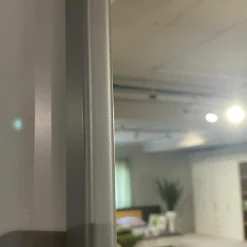 Schwebetürenschrank Lenjo Lack Platengrau 3 Türen