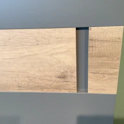 Schwebetürenschrank Loretto Dekor Smoke Nodato Chiaro Griffe