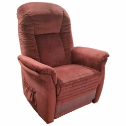 Schwerlast-Sessel 23T EM Hamburg 7706 Stoff Aqua Clean Merlot Rot 3-Motorig