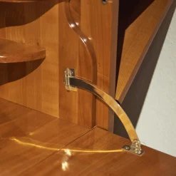 Sekretär Kirschbaum Griffe Metall Glänzend