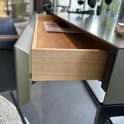 Sekretär Mell M38 Capparis Schwarz Gestell Schwarz