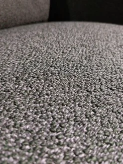 Sessel 7841 Stoff Crumble Bottle Grün Grau Sternfuß Stahl Anthrazit Mit Hocker